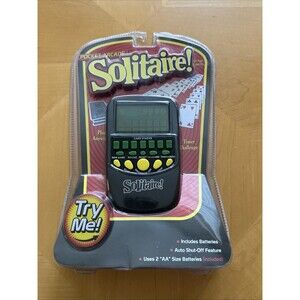 Westminster Pocket Arcade Solitaire Handheld Electronic Game New (00277)